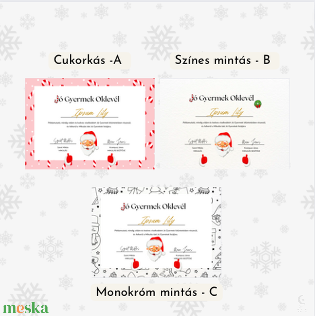 Mikuláslevél/Levél a Télapótól - karácsony - mikulás - mikulás ajándékok - Meska.hu
