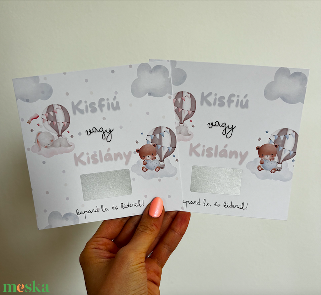Gender reveal - Fiú vagy Lány? Kaparós Baba neme bejelentő kártya 1 - játék & sport - babalátogató ajándékcsomag - Meska.hu Gender reveal - Fiú vagy Lány? Kaparós Baba neme bejelentő kártya 1 - játék & sport - babalátogató ajándékcsomag - Meska.hu