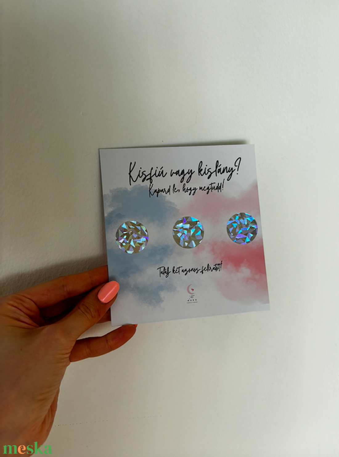 Gender reveal - Fiú vagy Lány? Kaparós Baba neme bejelentő kártya 3 - játék & sport - babalátogató ajándékcsomag - Meska.hu Gender reveal - Fiú vagy Lány? Kaparós Baba neme bejelentő kártya 3 - játék & sport - babalátogató ajándékcsomag - Meska.hu