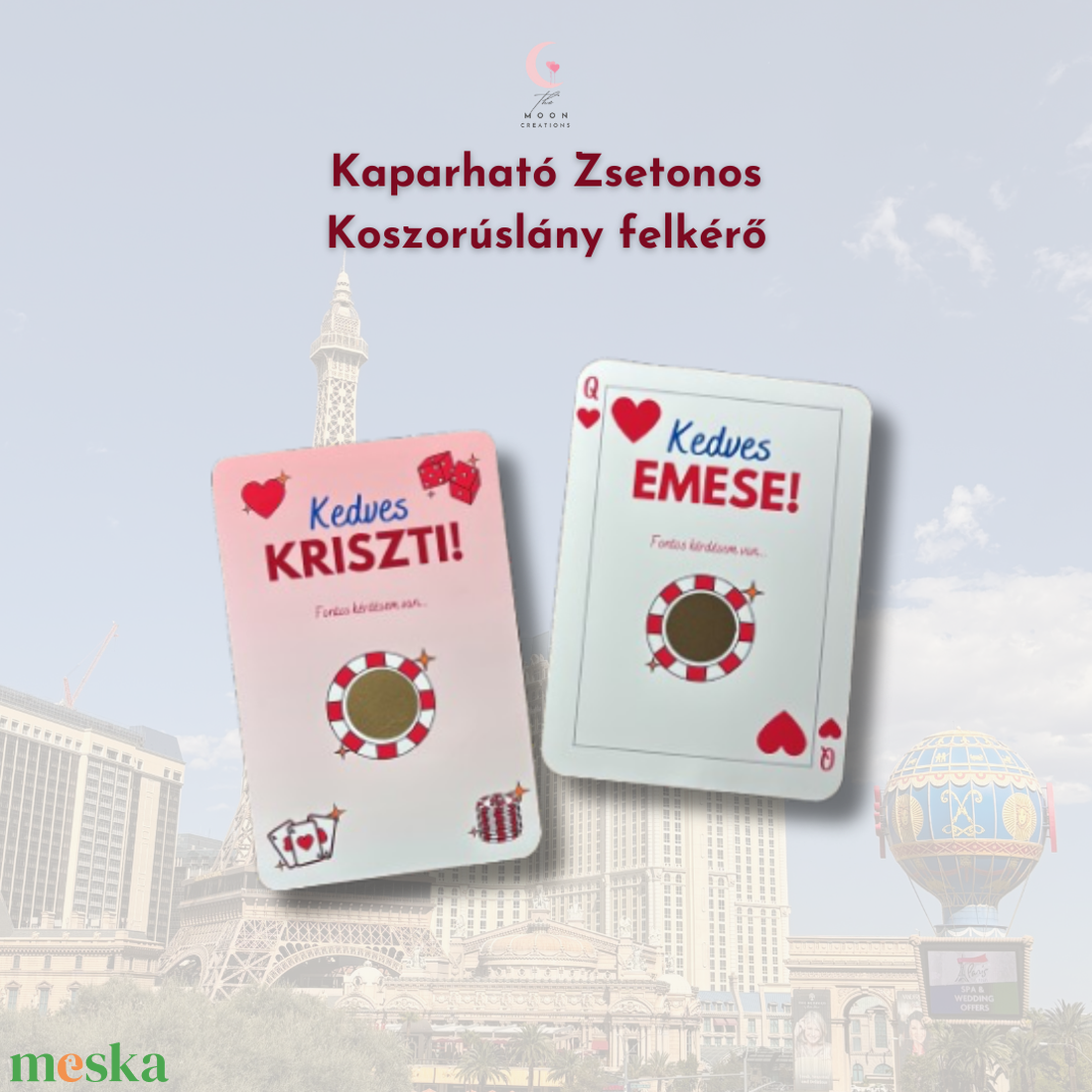 Kaparós Zsetonos koszorúslány felkérő kártya - esküvő - meghívó & kártya - koszorúslány felkérő - Meska.hu Kaparós Zsetonos koszorúslány felkérő kártya - esküvő - meghívó & kártya - koszorúslány felkérő - Meska.hu
