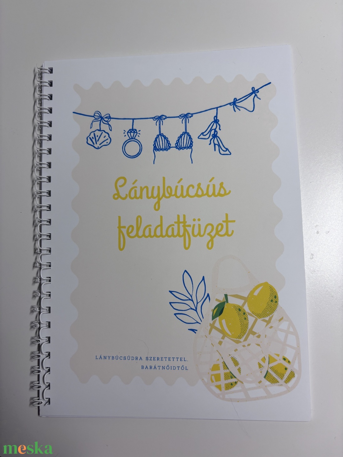 Nyomtatott Lánybúcsús Programfüzet - Summer Part - esküvő - lánybúcsú - Meska.hu