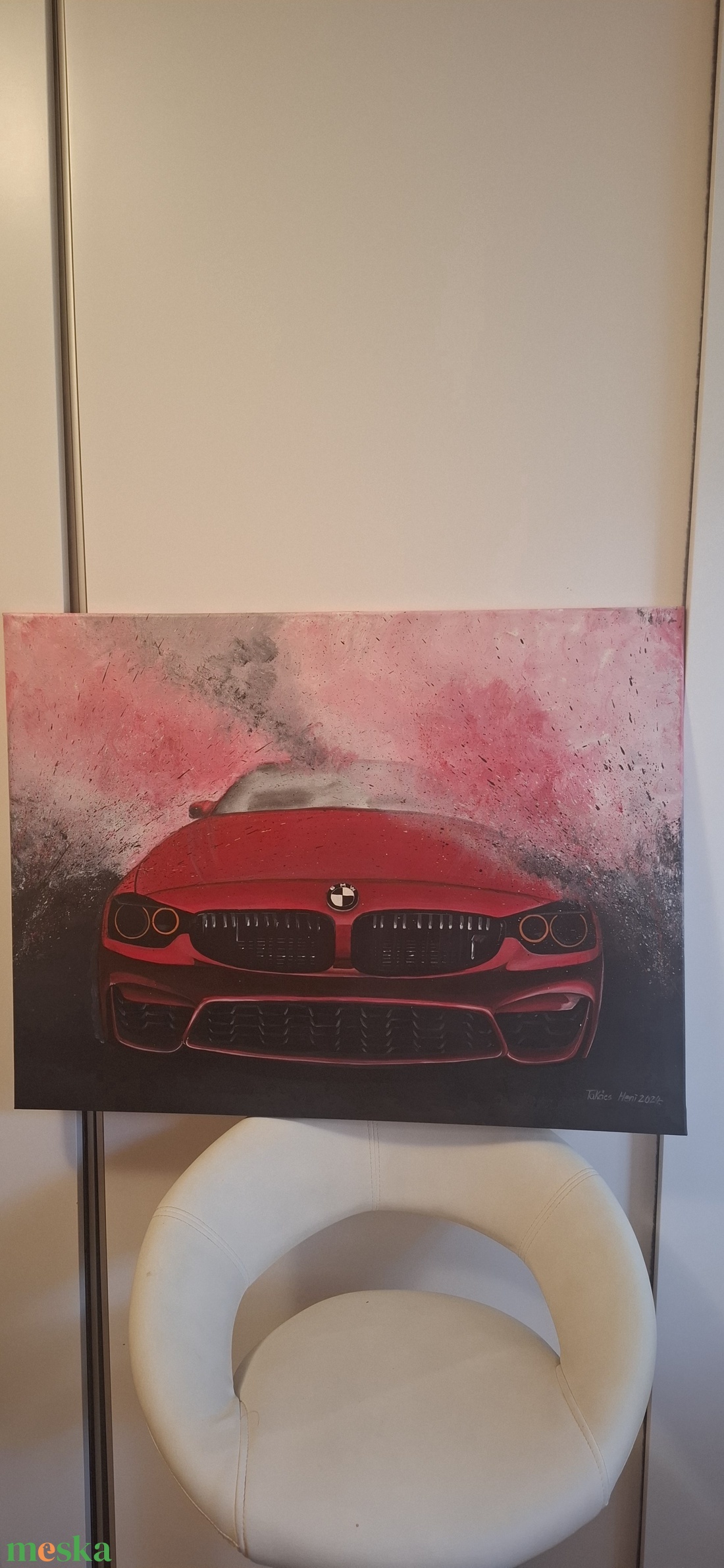 BMW festmény - művészet - festmény - akril - Meska.hu BMW festmény - művészet - festmény - akril - Meska.hu