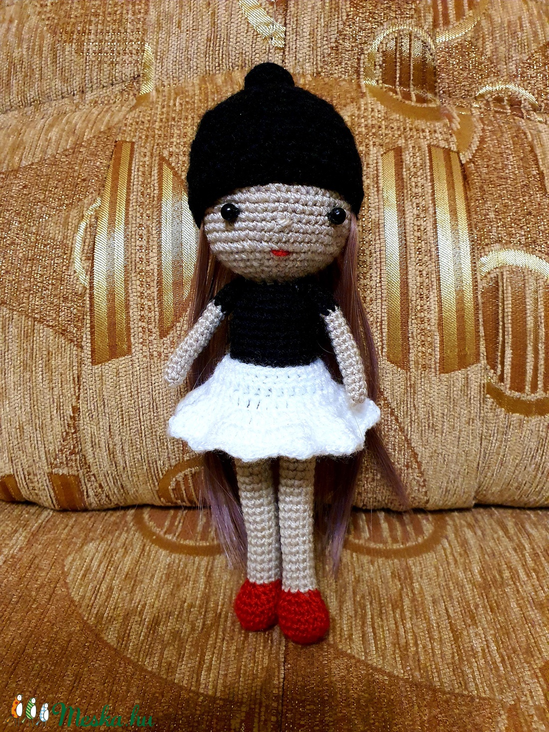 Horgolt Baba - játék & sport - baba & babaház - öltöztethető baba - Meska.hu