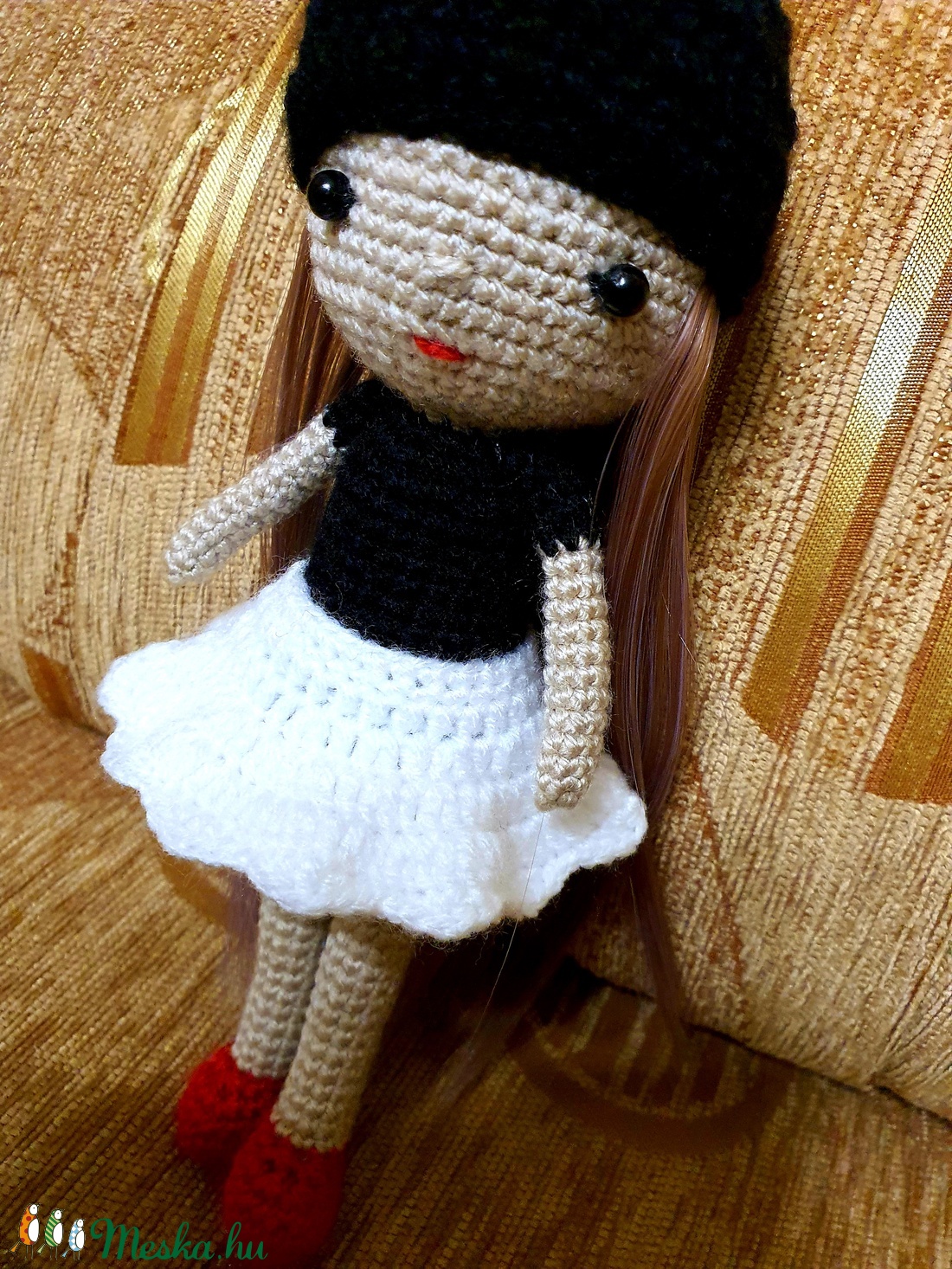 Horgolt Baba - játék & sport - baba & babaház - öltöztethető baba - Meska.hu