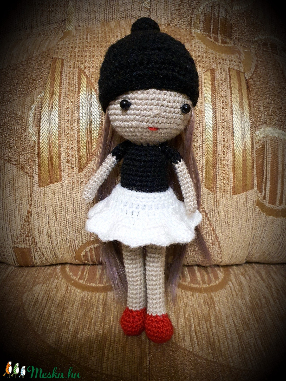 Horgolt Baba - játék & sport - baba & babaház - öltöztethető baba - Meska.hu