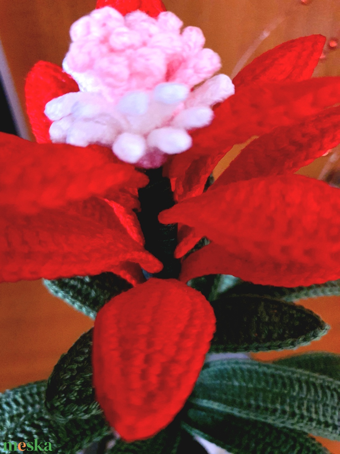 Horgolt Bromelia virág - otthon & életmód - dekoráció - virágdísz és tartó - csokor & virágdísz - Meska.hu Horgolt Bromelia virág - otthon & életmód - dekoráció - virágdísz és tartó - csokor & virágdísz - Meska.hu