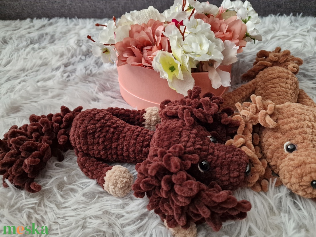 Horgolt Spaniel kutya - játék & sport - plüssállat & játékfigura - kutya - Meska.hu