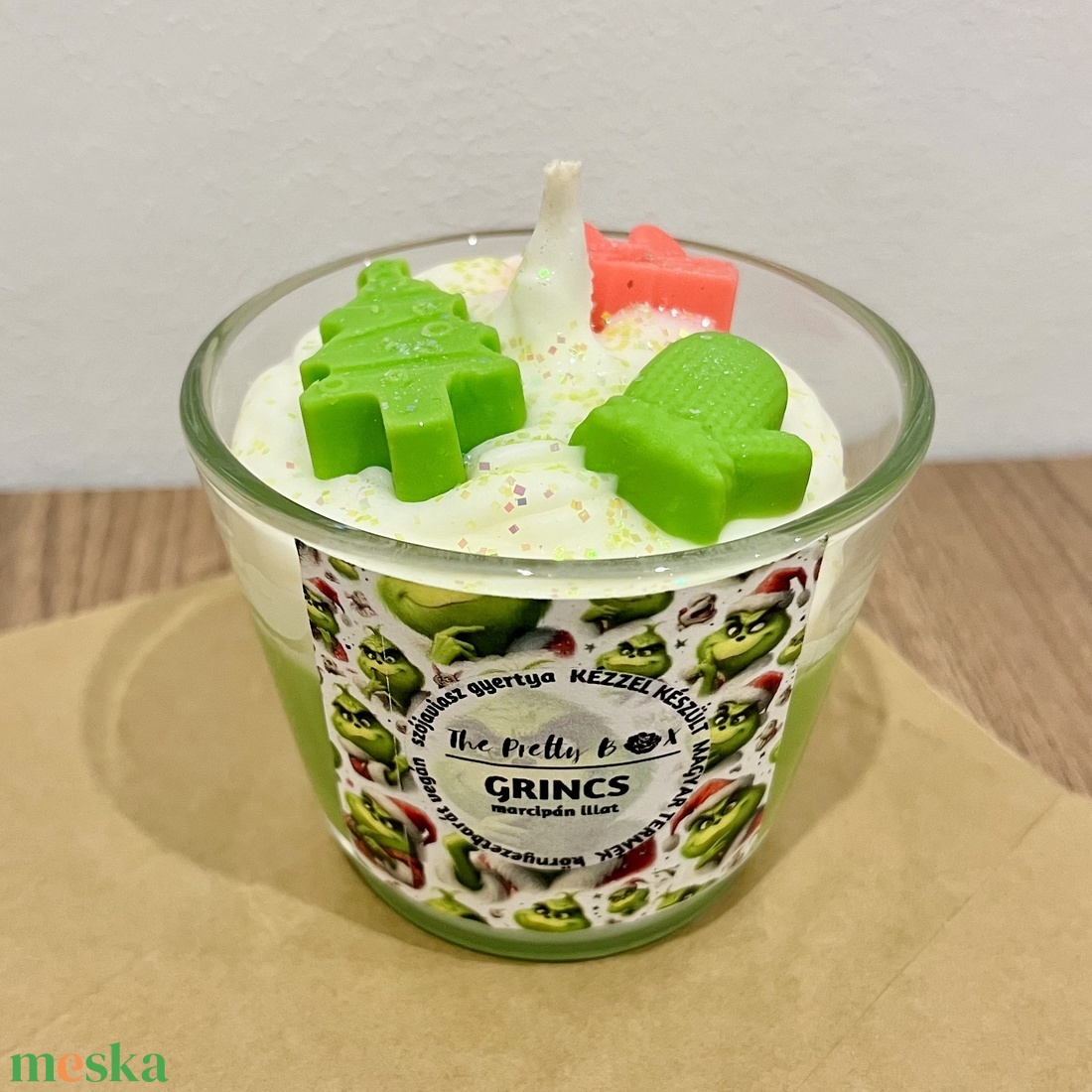 Szójaviasz HABGYERTYA - otthon & életmód - gyertya, illat, aroma - gyertya - Meska.hu