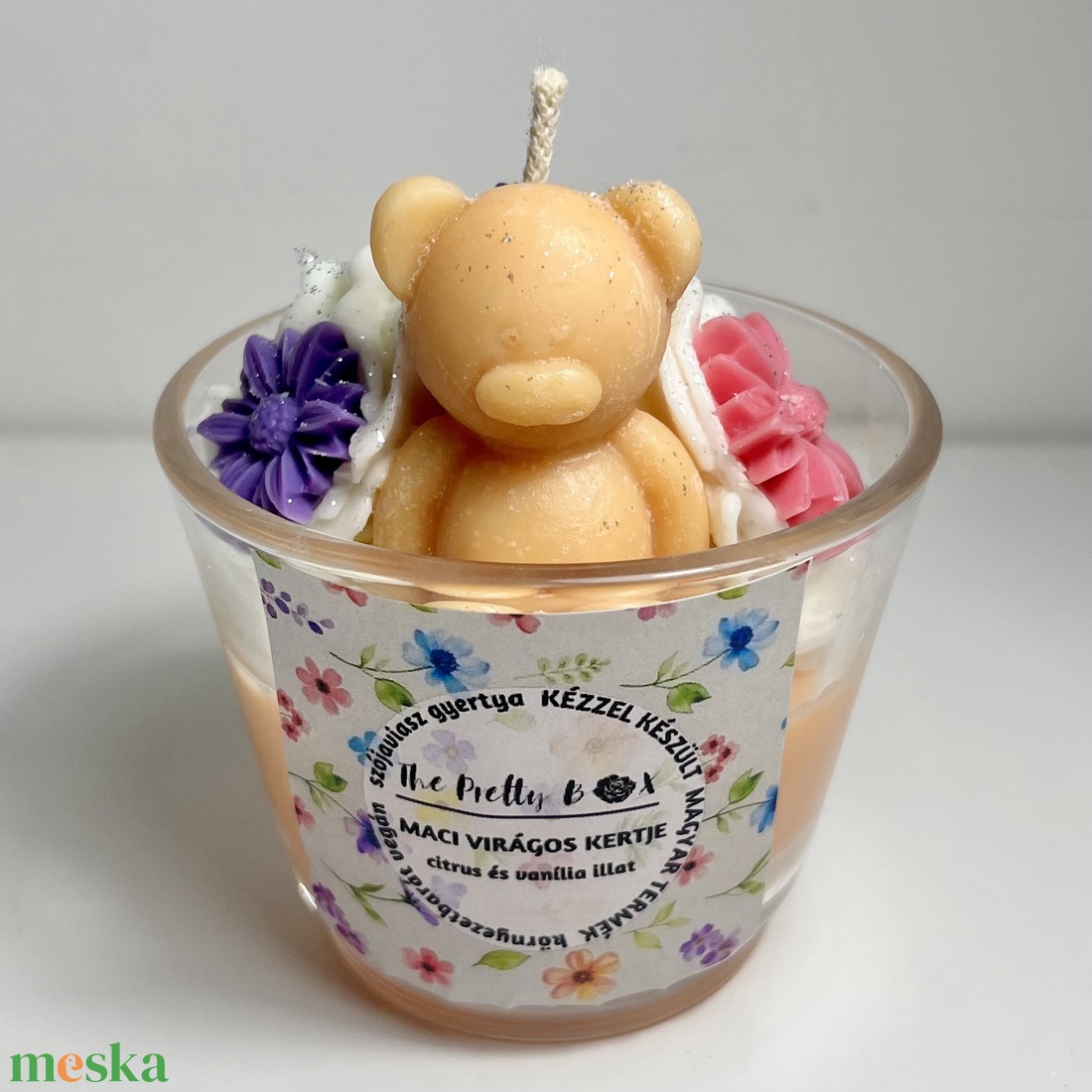 Szójaviasz HABGYERTYA - otthon & életmód - gyertya, illat, aroma - gyertya - Meska.hu