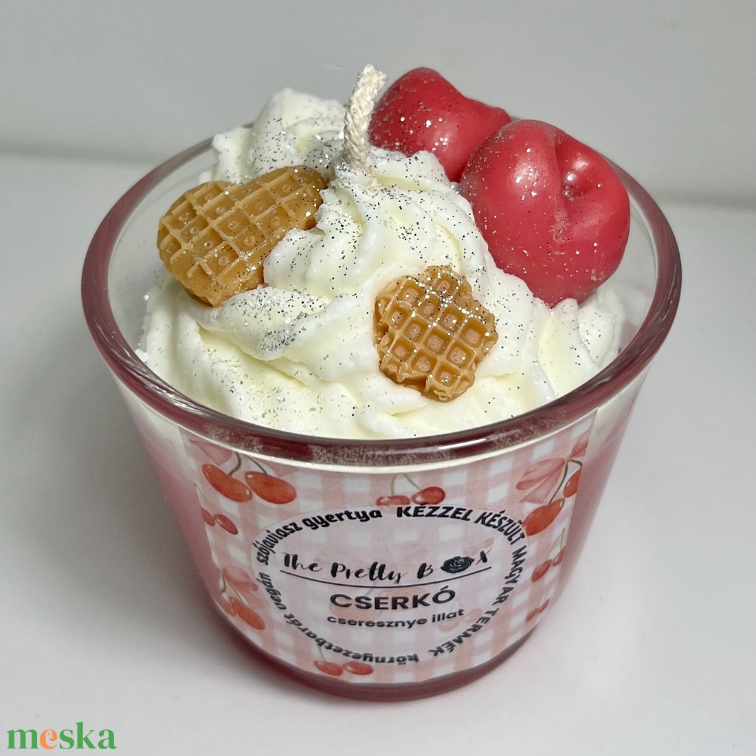 Szójaviasz HABGYERTYA - otthon & életmód - gyertya, illat, aroma - gyertya - Meska.hu