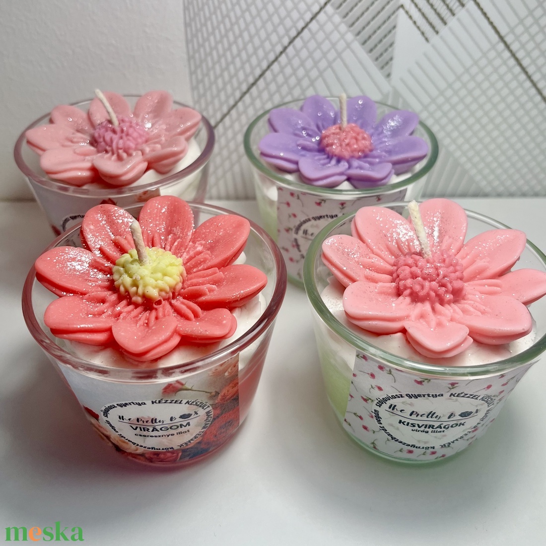 Szójaviasz HABGYERTYA - otthon & életmód - gyertya, illat, aroma - gyertya - Meska.hu