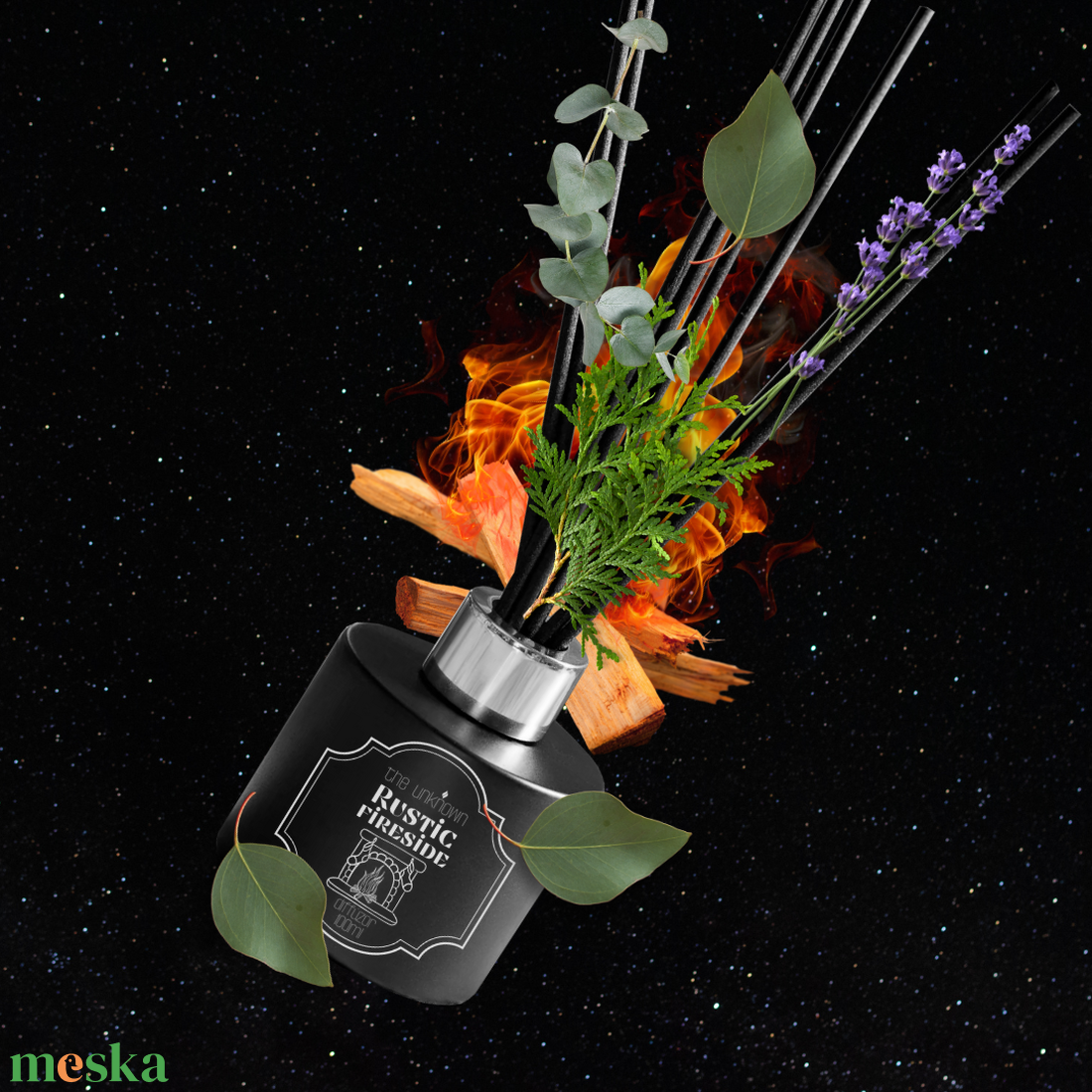 Rustic fireside - RF - otthon & életmód - gyertya, illat, aroma - párologtató - Meska.hu
