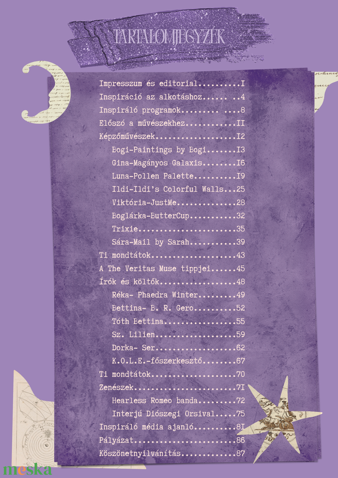 The Veritas Muse- Új hangok c. digitális pdf kiadvány - művészet - grafika & illusztráció - digitális - Meska.hu