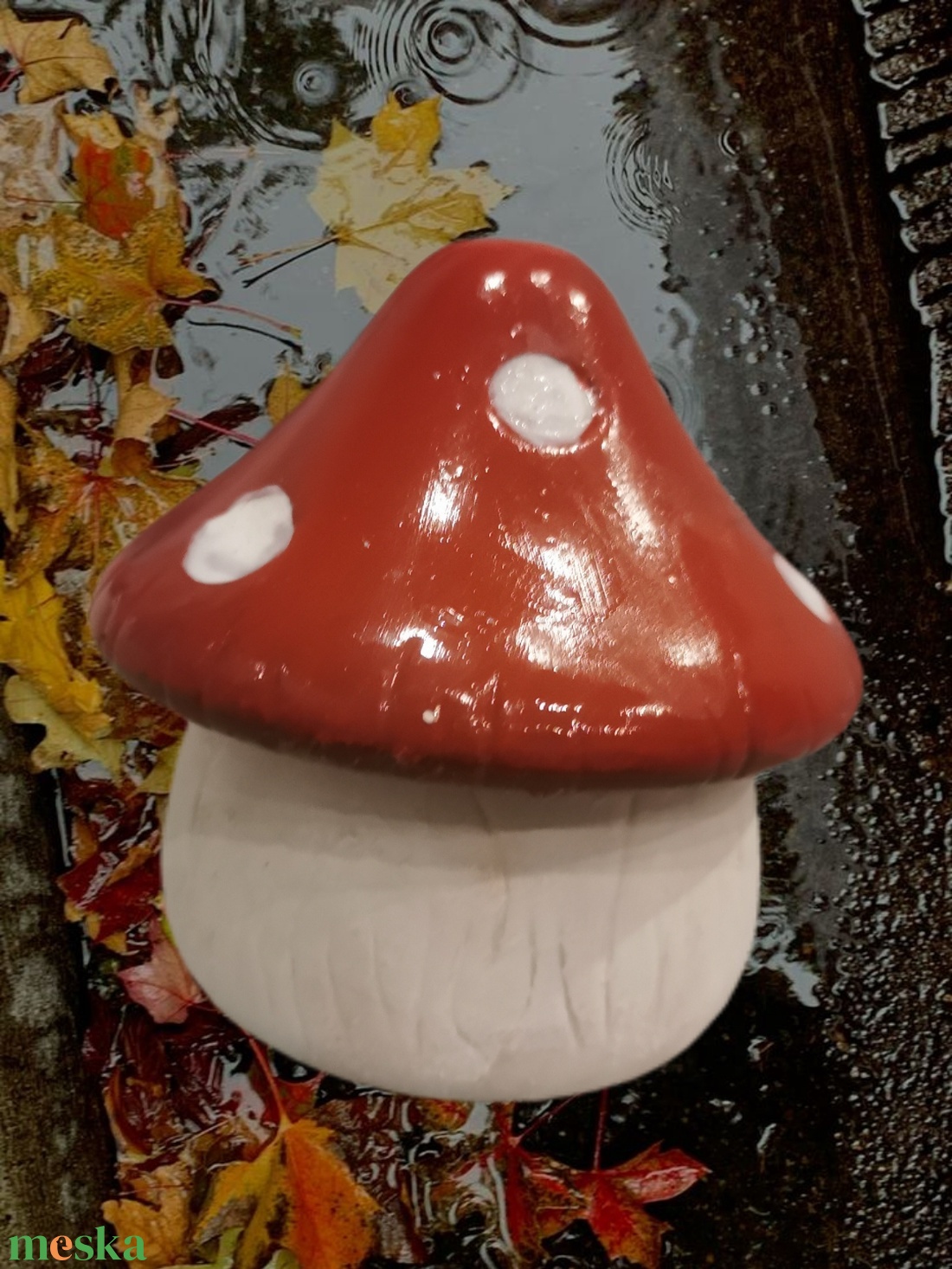 Gomba tároló levehető tetővel - ékszer - ékszertartó - ékszerdoboz - Meska.hu
