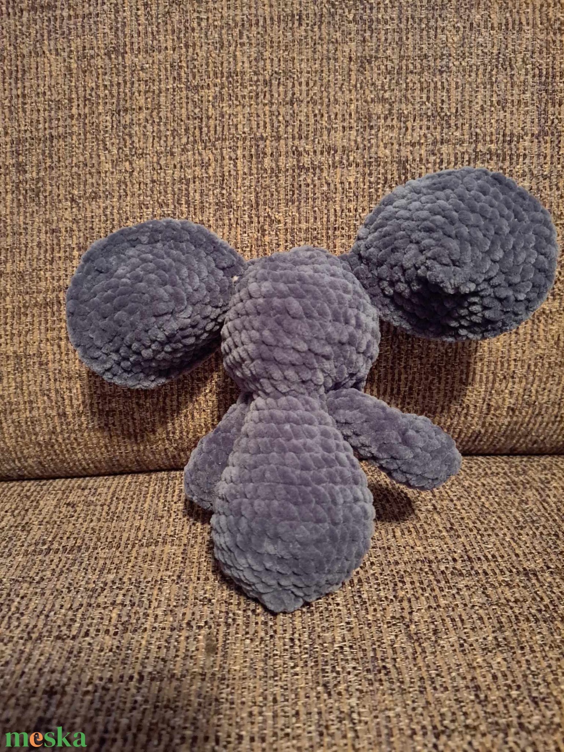 Elefánt amigurumi - játék & sport - plüssállat & játékfigura - elefánt - Meska.hu