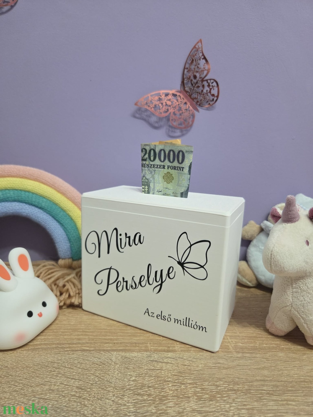 Persely - Egyedi névvel ellátott - otthon & életmód - dekoráció - asztal és polc dekoráció - persely - Meska.hu