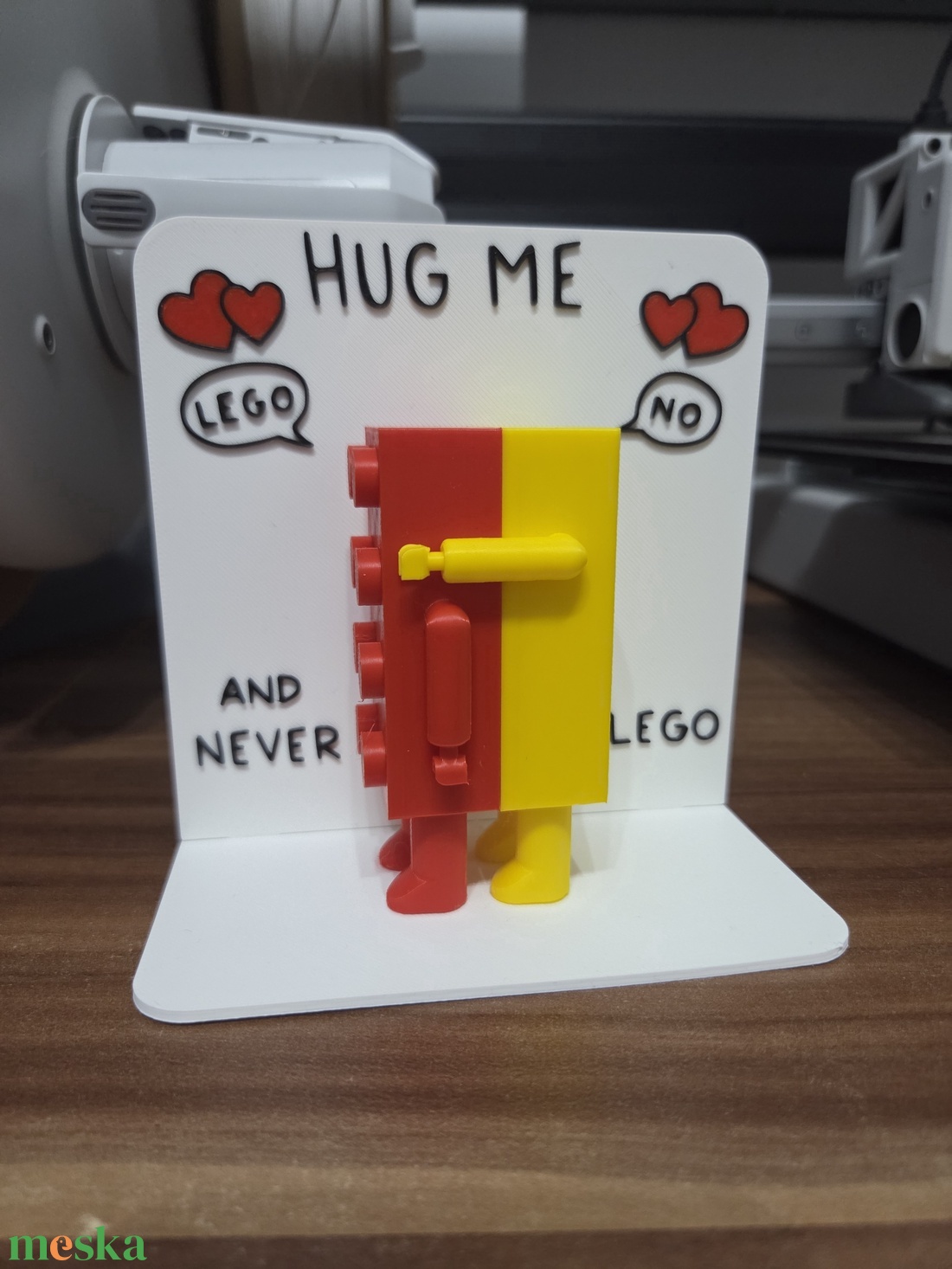 Cuki Lego Pár - BrickHug - otthon & életmód - dekoráció - asztal és polc dekoráció - asztaldísz - Meska.hu