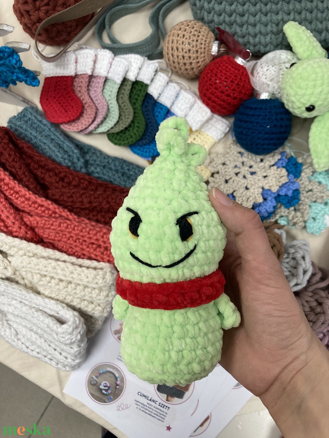 Grincs karácsonyi horgolásminta PDF - diy (csináld magad) - szabásminta, útmutató - horgolási minta - Meska.hu