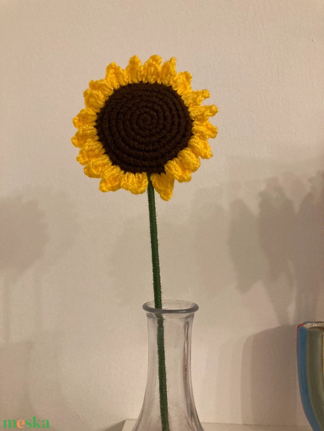 Horgolt napraforgó - otthon & életmód - dekoráció - virágdísz és tartó - csokor & virágdísz - Meska.hu Horgolt napraforgó - otthon & életmód - dekoráció - virágdísz és tartó - csokor & virágdísz - Meska.hu
