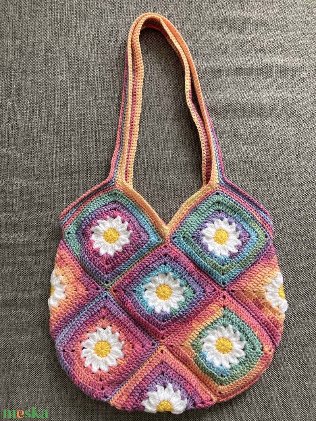 Horgolt virágos táska - táska & tok - kézitáska & válltáska - válltáska - Meska.hu Horgolt virágos táska - táska & tok - kézitáska & válltáska - válltáska - Meska.hu