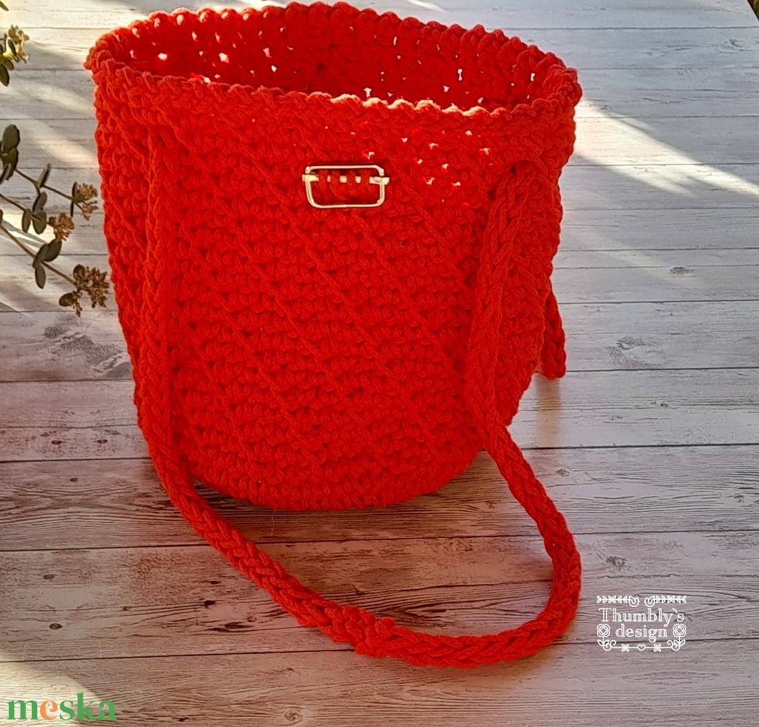 Horgolt crossbody  - táska & tok - kézitáska & válltáska - válltáska - Meska.hu