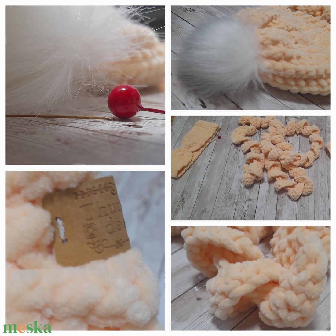 Horgolt téli szett - ruha & divat - sál, sapka, kendő - sapka & sál szett - Meska.hu