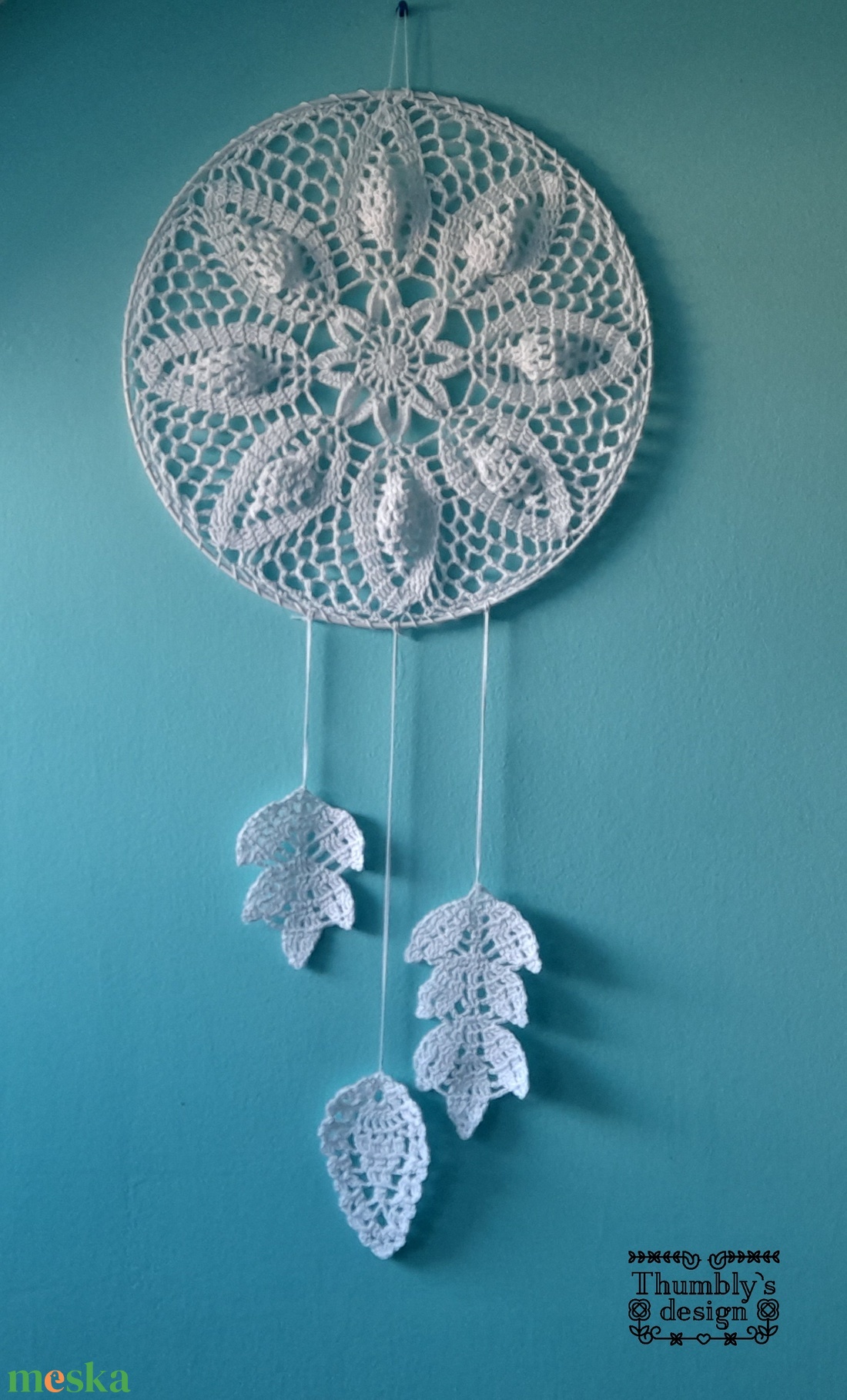 Horgolt fali dekoráció/ Horgolt mandala - otthon & életmód - dekoráció - spiritualitás - mandala - Meska.hu