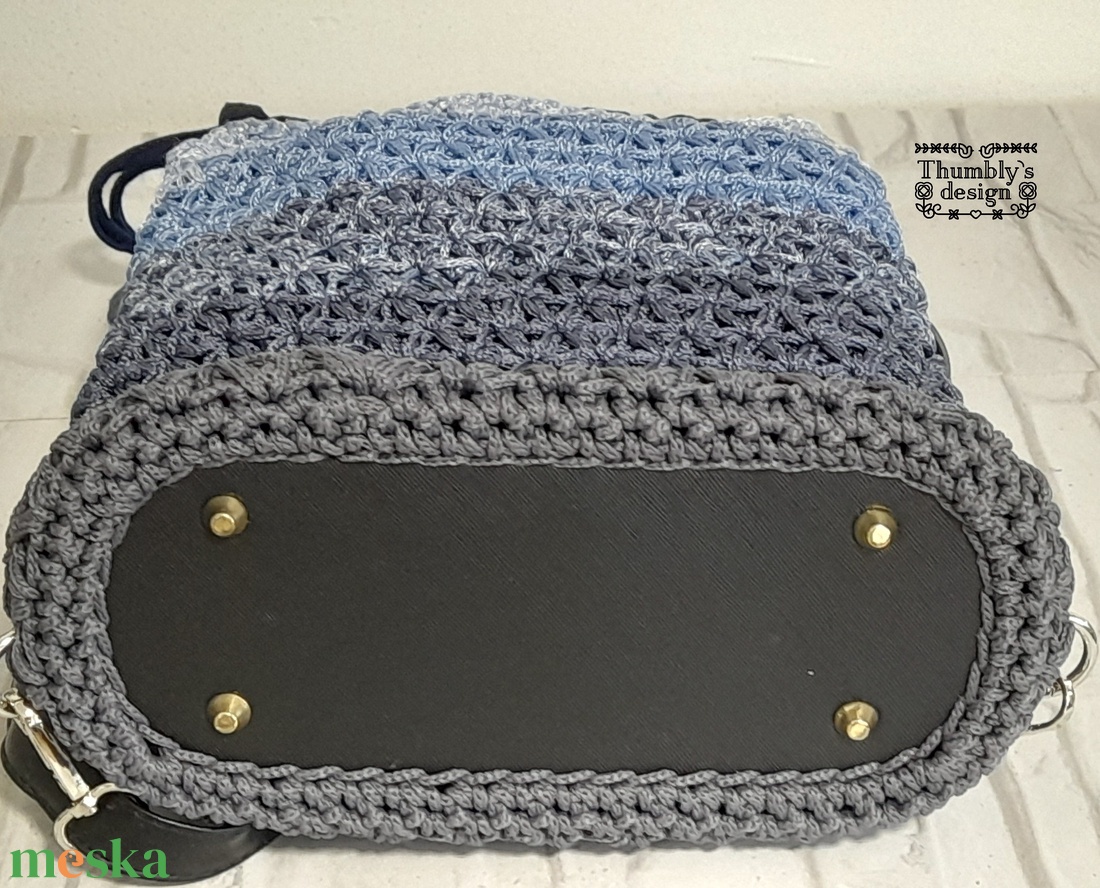 Horgolt hátizsák  - táska & tok - hátizsák - hátizsák - Meska.hu