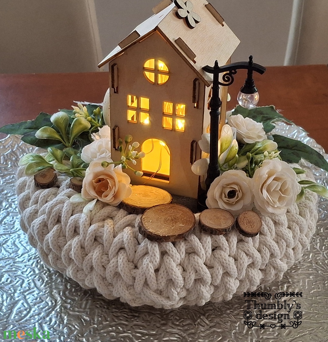 Tavaszi asztali dísz/ Húsvéti aszatali dísz  - otthon & életmód - dekoráció - asztal és polc dekoráció - asztaldísz - Meska.hu