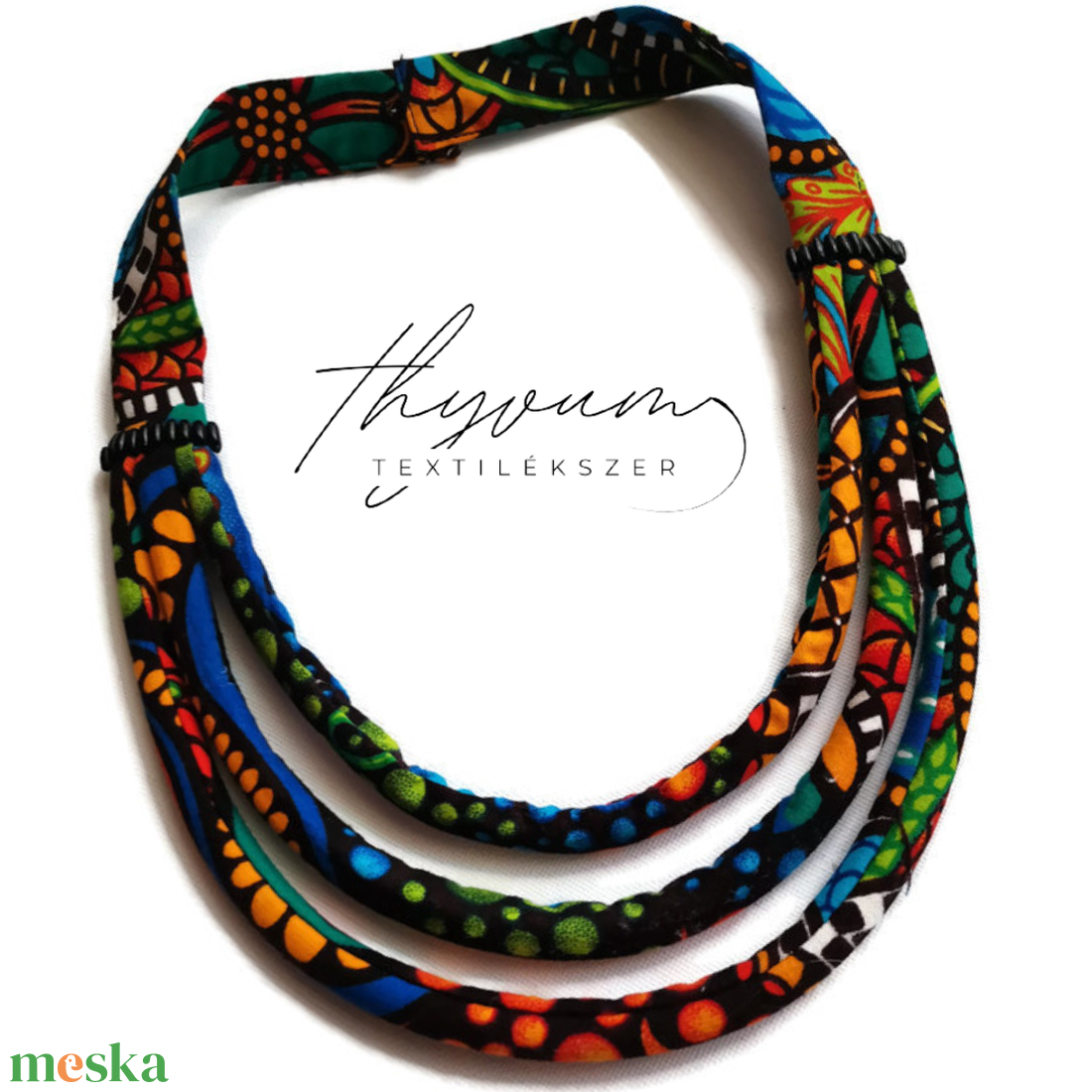 Colors of Africa textilnyakék - ékszer - nyaklánc - statement nyaklánc - Meska.hu Colors of Africa textilnyakék - ékszer - nyaklánc - statement nyaklánc - Meska.hu
