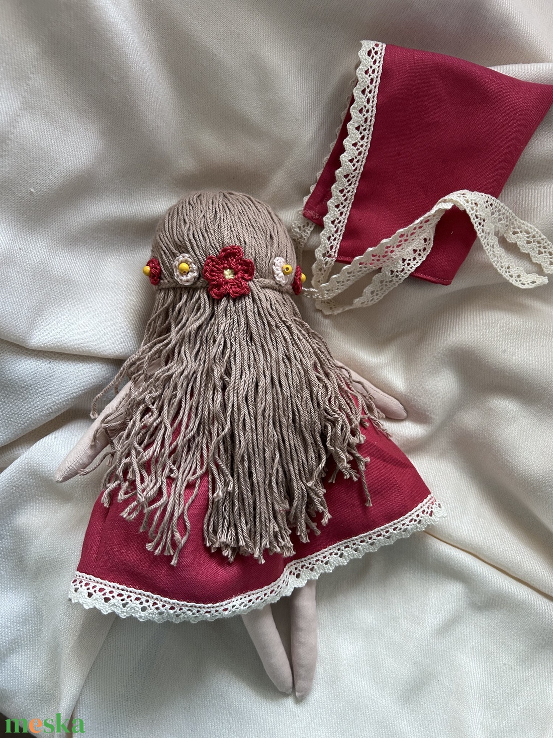 Virágtündér baba - kézműves - játék & sport - baba & babaház - öltöztethető baba - Meska.hu