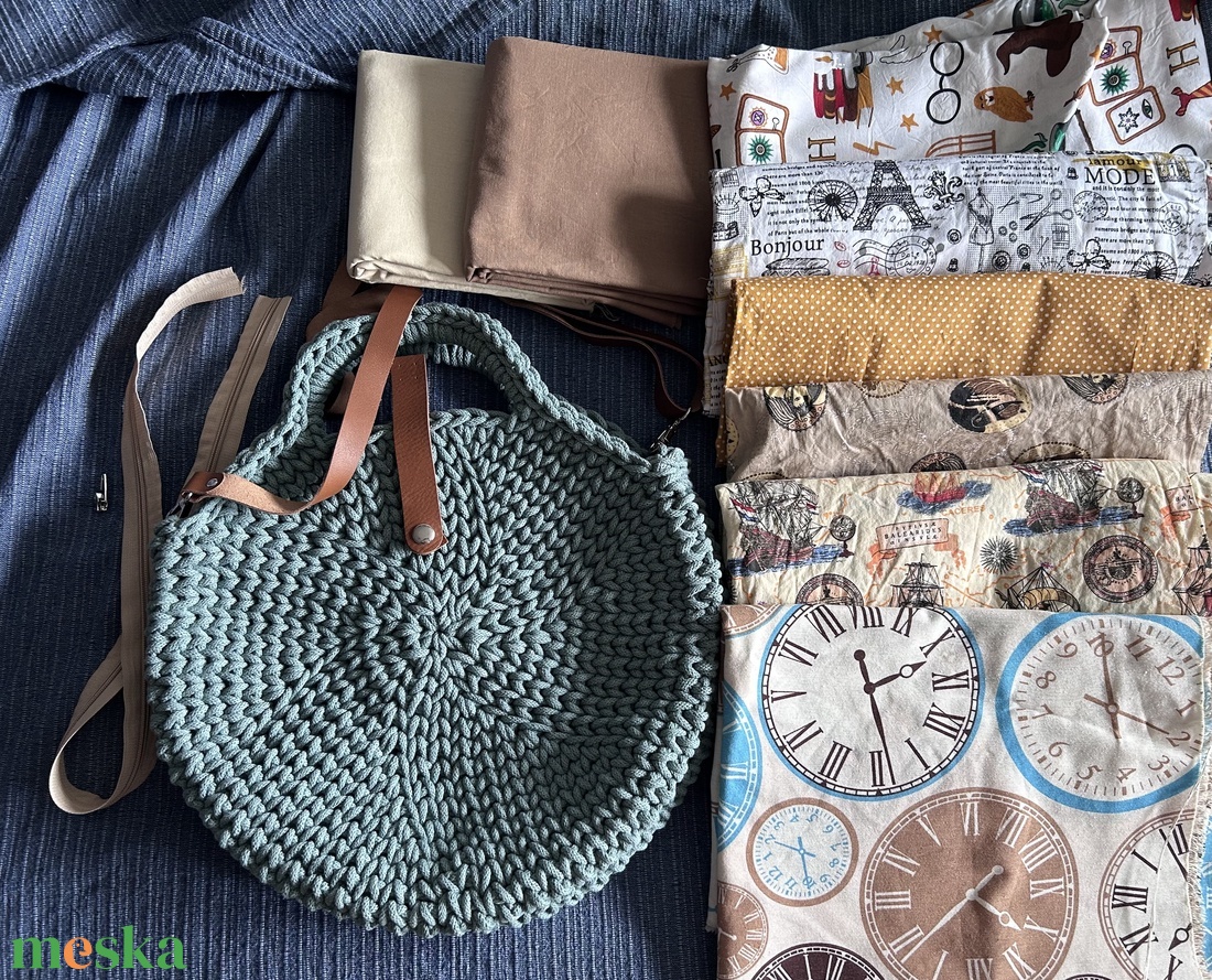 Babér táska nagy - táska & tok - kézitáska & válltáska - válltáska - Meska.hu