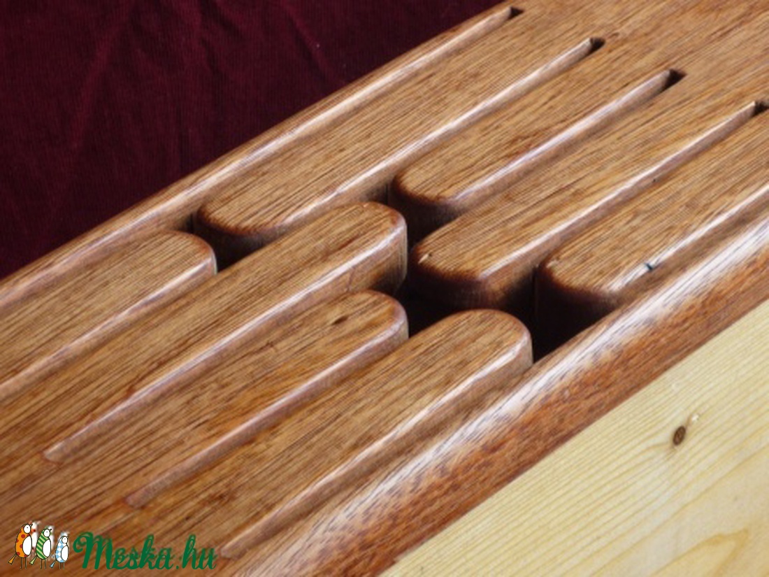 Búgóbarna nyelvesdob fadob Tongue drum hangmintával -  - Meska.hu