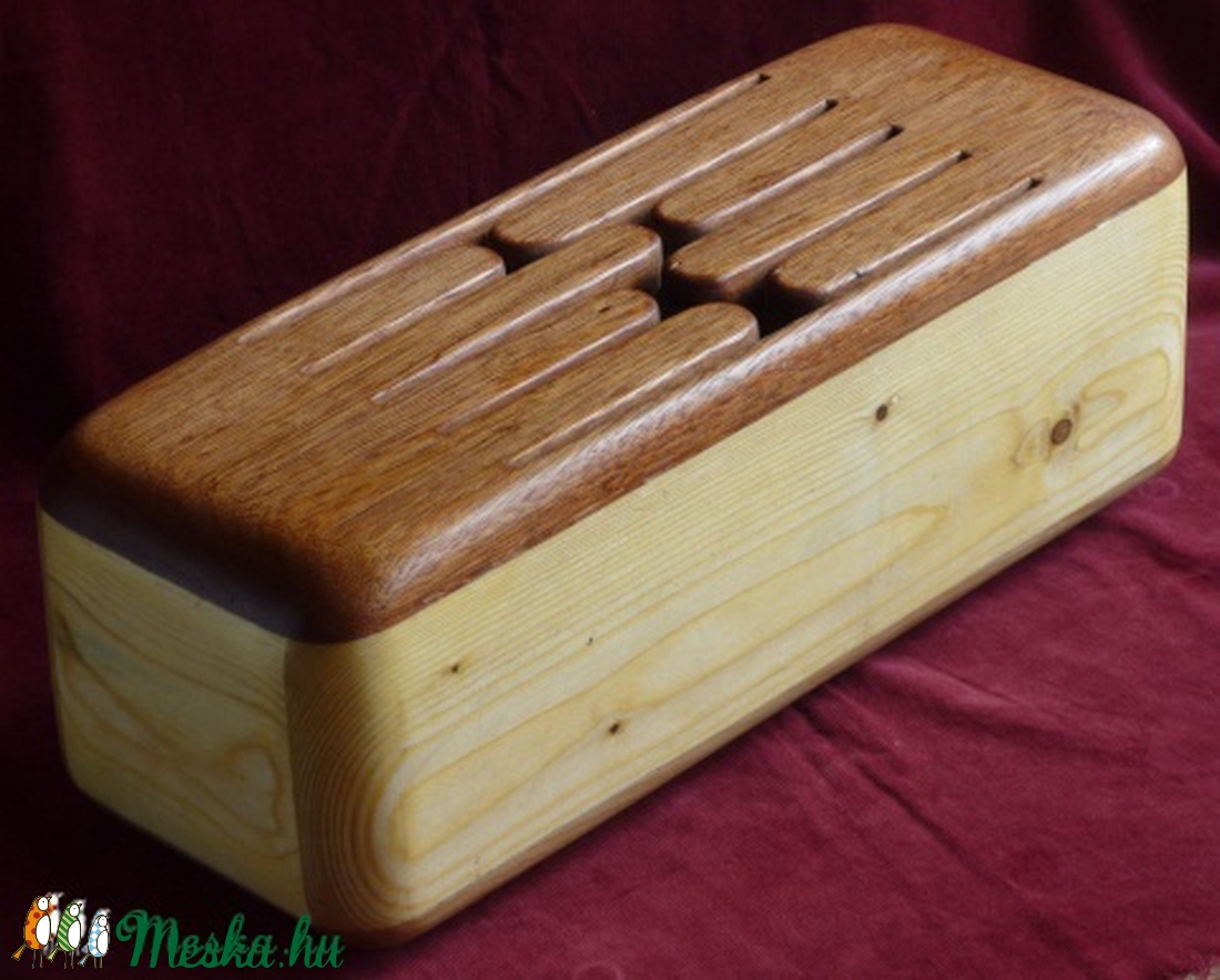 Búgóbarna nyelvesdob fadob Tongue drum hangmintával -  - Meska.hu