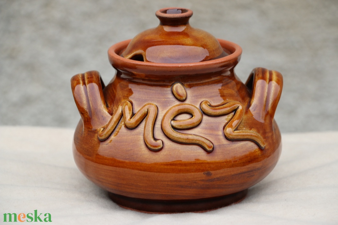 Mézescsupor - otthon & életmód - konyhafelszerelés, tálalás - konyhai tárolás - méz & vajtartó - Meska.hu