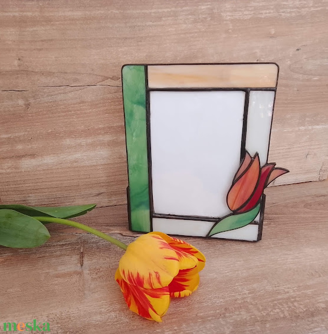 TIFFANY fényképtartó tulipánnal - otthon & életmód - dekoráció - kép & falikép - képkeret - Meska.hu TIFFANY fényképtartó tulipánnal - otthon & életmód - dekoráció - kép & falikép - képkeret - Meska.hu