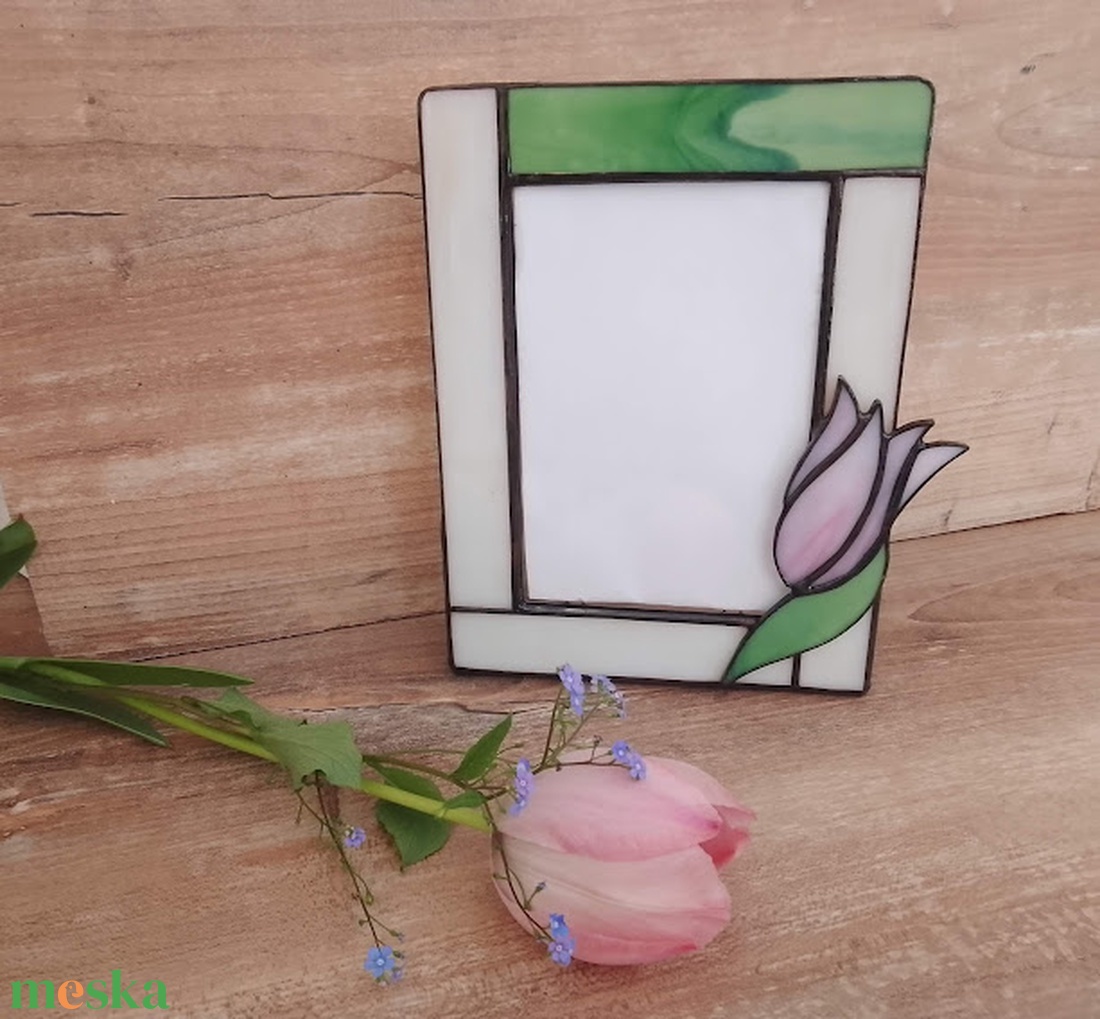 TIFFANY fényképtartó tulipánnal - otthon & életmód - dekoráció - kép & falikép - képkeret - Meska.hu TIFFANY fényképtartó tulipánnal - otthon & életmód - dekoráció - kép & falikép - képkeret - Meska.hu