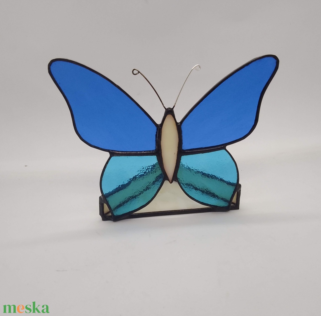 ÓRIÁS PILLANGÓ tiffany mécsestartó - azoknak, akik készen állnak kibontani a szárnyaikat  - otthon & életmód - gyertya, illat, aroma - mécses és mécsestartó - Meska.hu