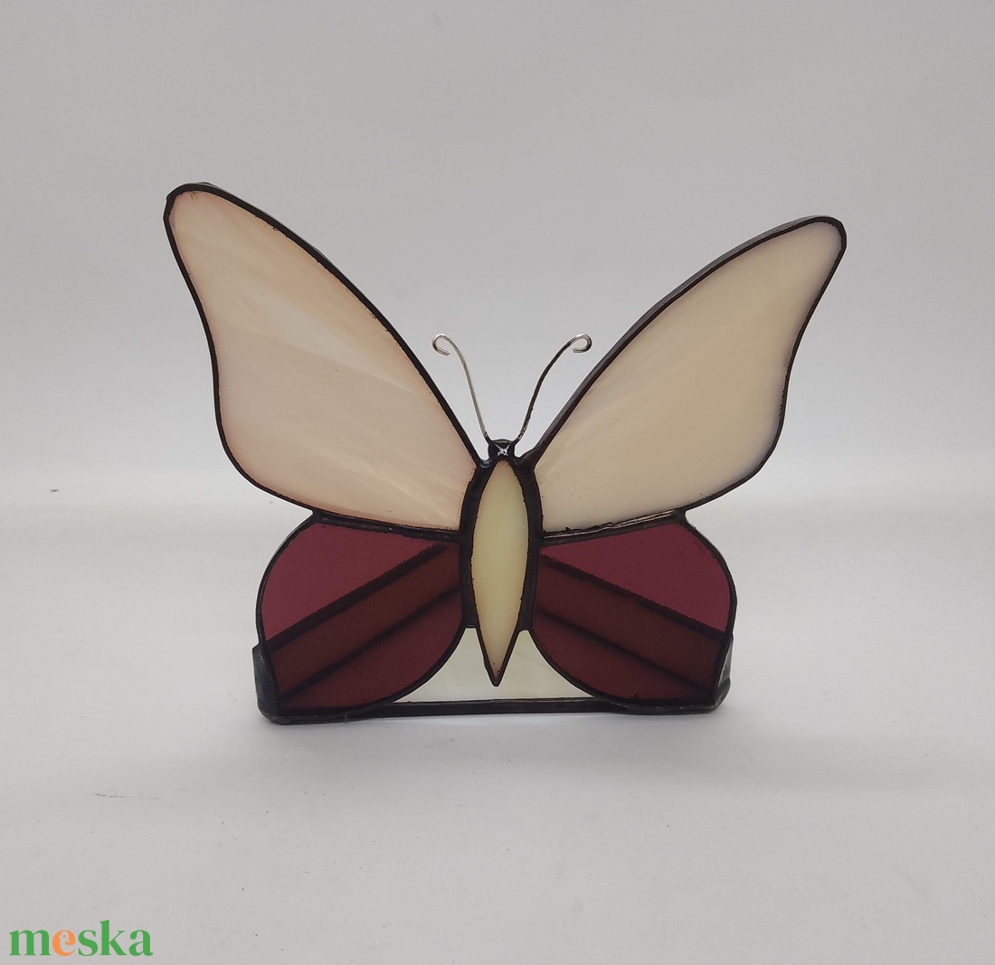 ÓRIÁS PILLANGÓ tiffany mécsestartó - azoknak, akik készen állnak kibontani a szárnyaikat  - otthon & életmód - gyertya, illat, aroma - mécses és mécsestartó - Meska.hu