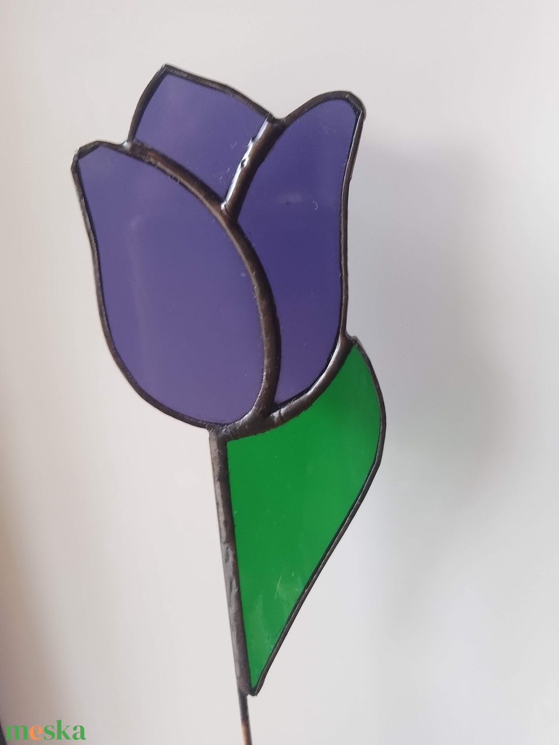 TULIPÁN TIFFANY beszúrós cserépdísz Nőnapra - otthon & életmód - virágdekoráció - virágok - szálas virág - Meska.hu