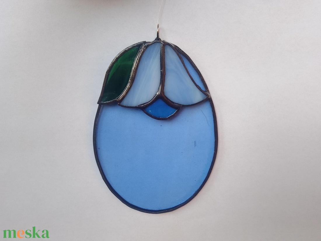 TIFFANY HÚSVÉTI TOJÁS - A színes üveg varázsa - ünnepi díszek, dekorációk - húsvéti díszek és dekorációk - húsvéti ablakdíszek - Meska.hu