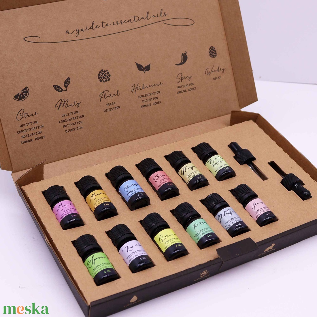 Aromaterápia olaj Természetes 100% tiszta illóolaj párologtató aroma olaj - otthon & életmód - gyertya, illat, aroma - párologtató - Meska.hu