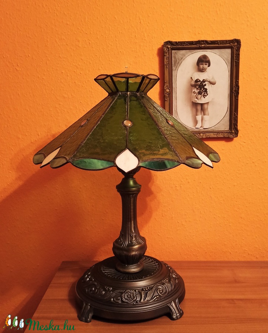 Tiffany asztali lámpa. 55 cm magas. - otthon & lakás - lámpa - asztali lámpa - Meska.hu