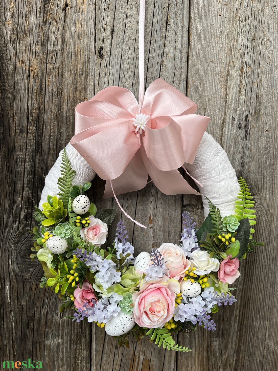 Húsvéti ajtókopogtató - otthon & életmód - dekoráció - ajtó- és ablak dekoráció - ajtódísz & kopogtató - Meska.hu