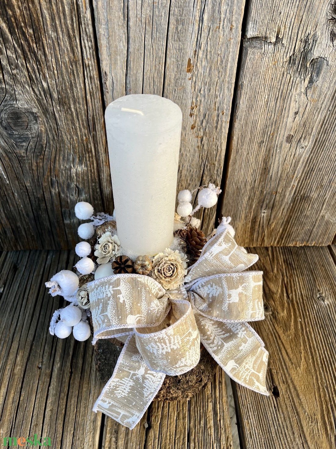 Karácsony asztali dísz - karácsony - adventi díszek - adventi asztaldísz - Meska.hu Karácsony asztali dísz - karácsony - adventi díszek - adventi asztaldísz - Meska.hu