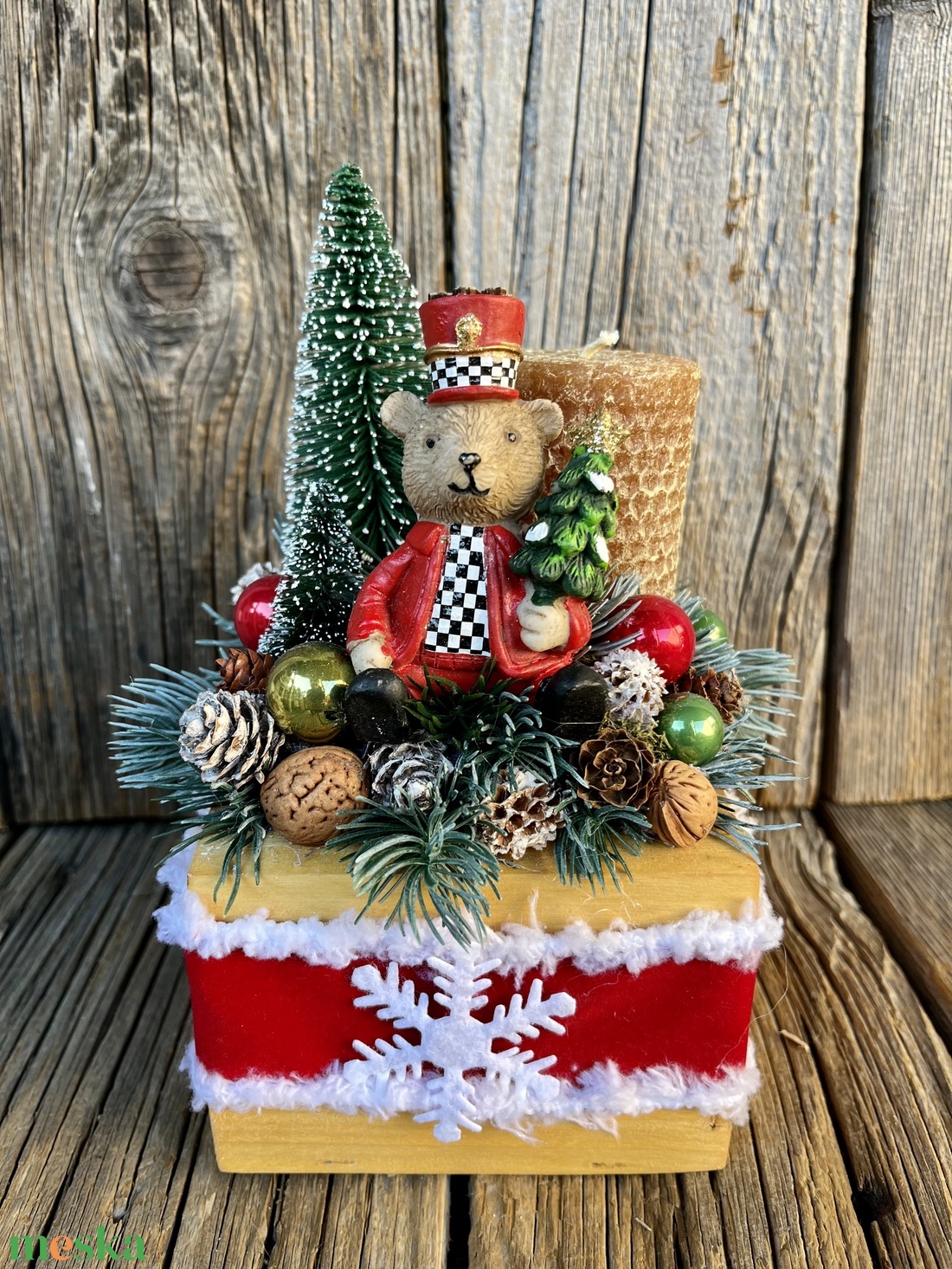 Karácsony asztali dísz - karácsony - adventi díszek - adventi asztaldísz - Meska.hu Karácsony asztali dísz - karácsony - adventi díszek - adventi asztaldísz - Meska.hu