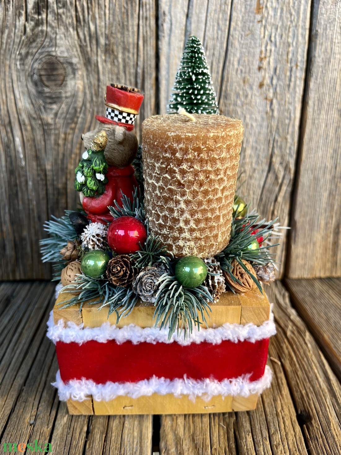 Karácsony asztali dísz - karácsony - adventi díszek - adventi asztaldísz - Meska.hu Karácsony asztali dísz - karácsony - adventi díszek - adventi asztaldísz - Meska.hu