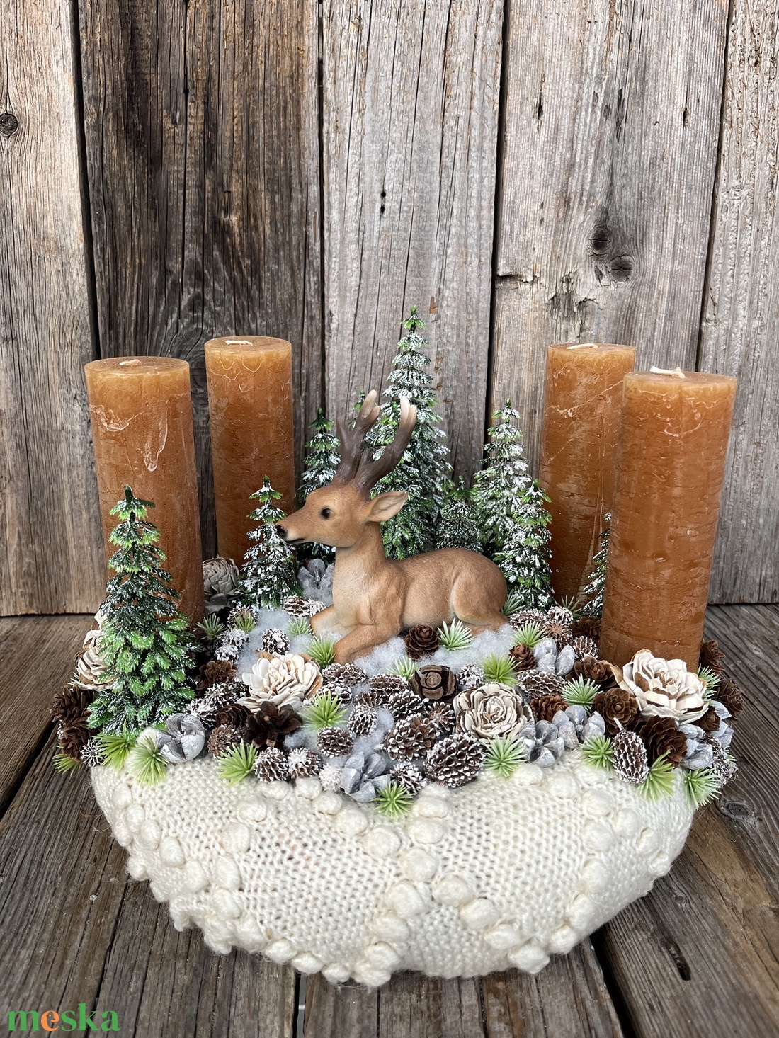 Meseszép szarvasos adventi koszorú - karácsony - adventi díszek - adventi koszorú - Meska.hu Meseszép szarvasos adventi koszorú - karácsony - adventi díszek - adventi koszorú - Meska.hu
