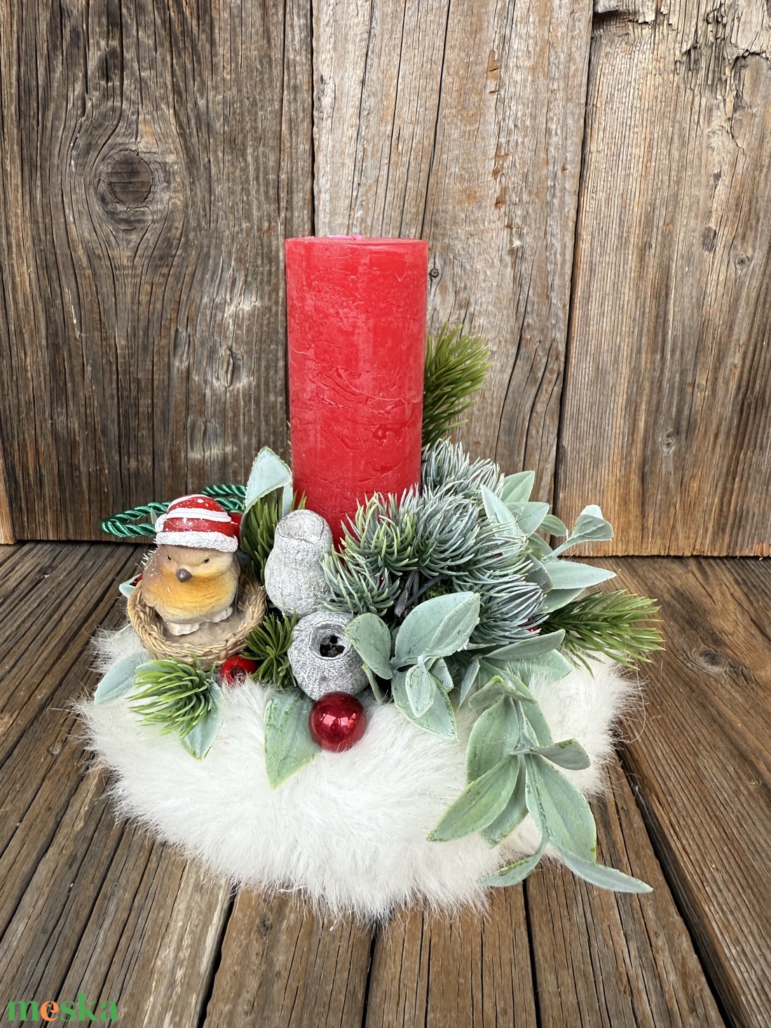 Karácsonyi asztaldísz - karácsony - karácsonyi lakásdekoráció - karácsonyi lakásdíszek - Meska.hu