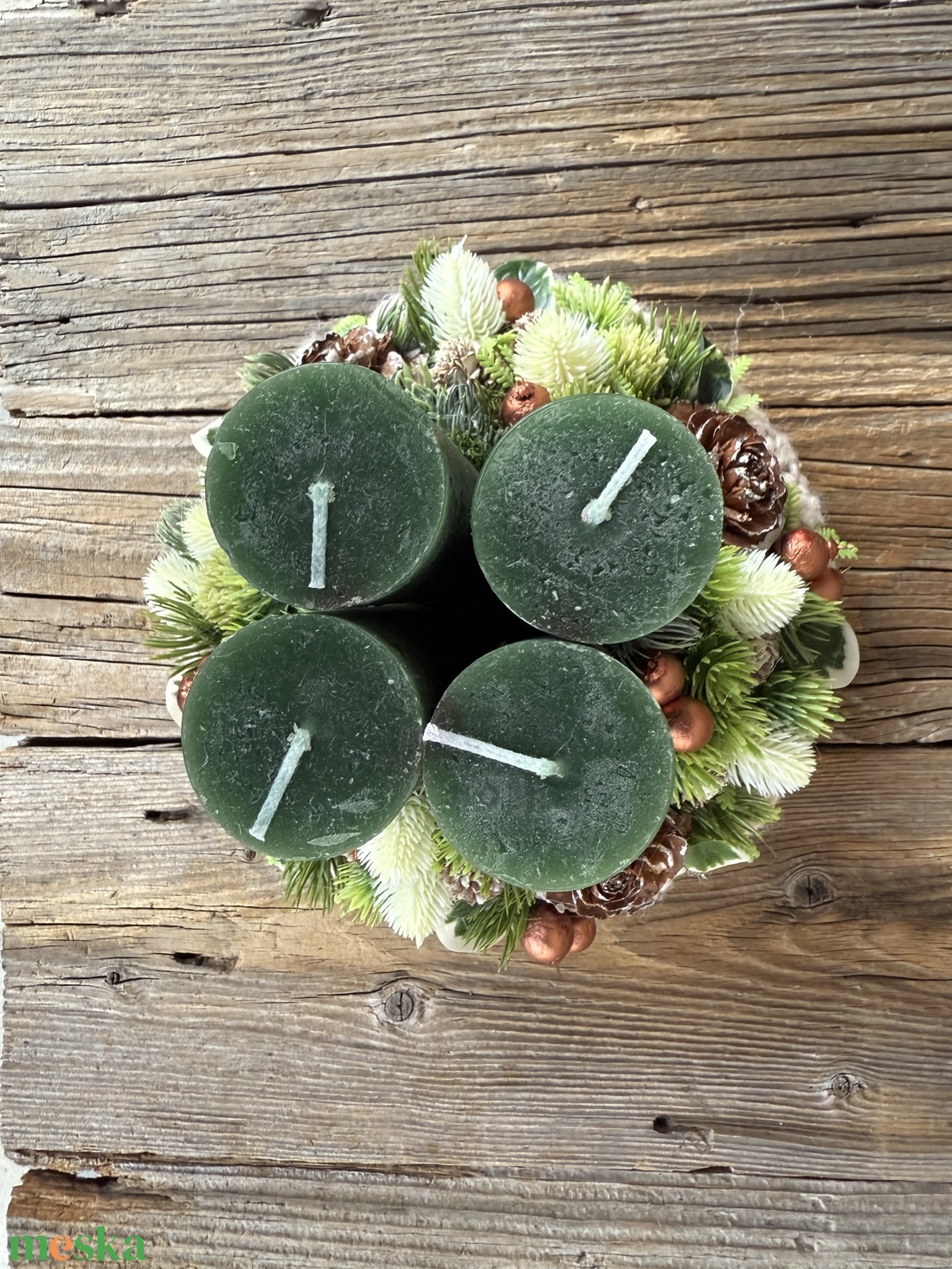 Adventi koszorú - karácsony - adventi díszek - adventi koszorú - Meska.hu